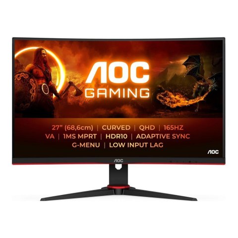 Monitor AOC 27" CQ27G2S/BK 2xHDMI DP