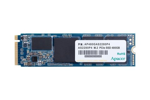 Dysk SSD Apacer AS2280P4 512GB M.2 PCIe NVMe Gen3 x4 2280 (2100/1500 MB/s) 3D TLC