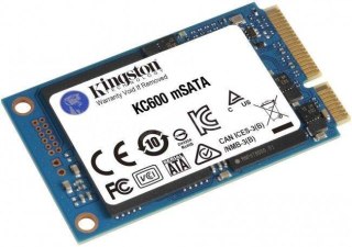 Dysk SSD Kingston KC600 512GB mSATA 1,8" (550/520 MB/s) NAND 3D TLC