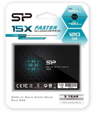 Dysk SSD Silicon Power S55 120GB 2.5" SATA3 (550/420) 7mm