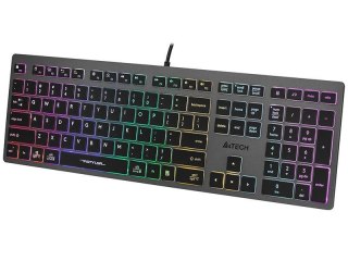 Klawiatura przewodowa A4Tech FSTYLER FX60H (Neon Backlit) czarno-grafitowa